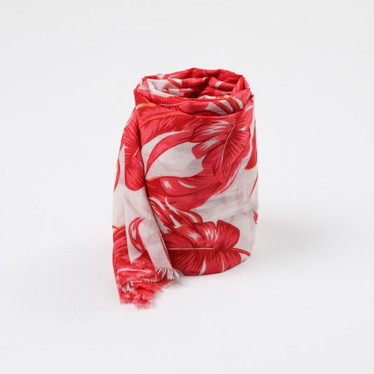 Pañuelo Estampado Olivo Rojo Humana