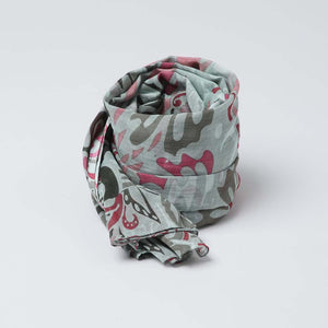 Pañuelo Estampado Boho Verde i-D