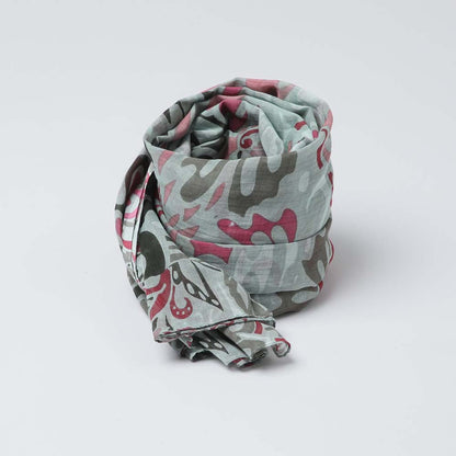 Pañuelo Estampado Boho Verde i-D