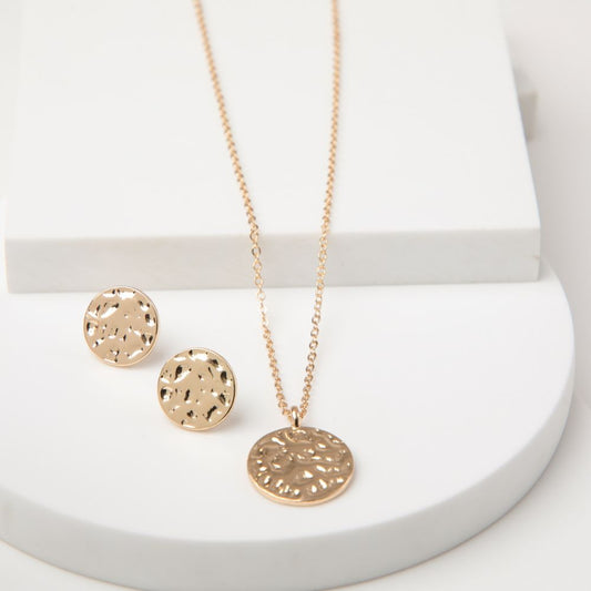 Collar Set Apricot Crush 2 Dorado Tatienne