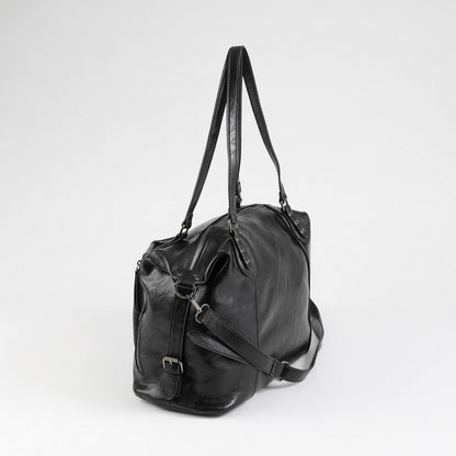 Cartera Hombro Vittoria Black Dark Negro Humana