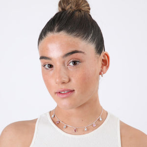 Collar Ele Plateado ID