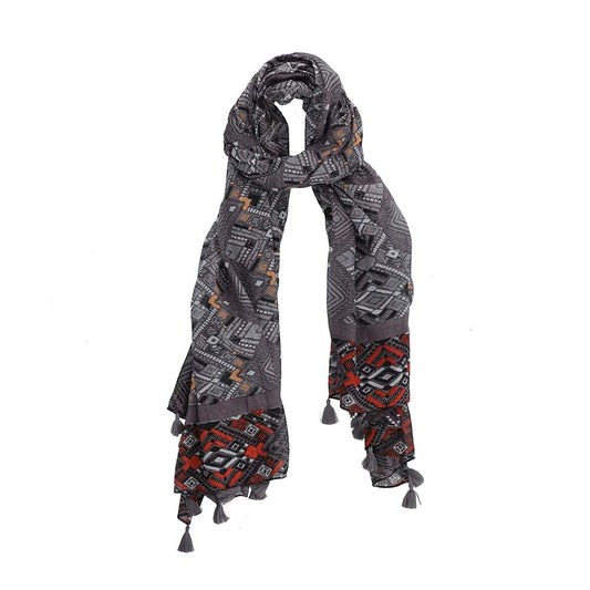 Pañuelo Estampado Tribu negro Humana