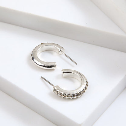 Aros Argollas Eva Silver Tatienne