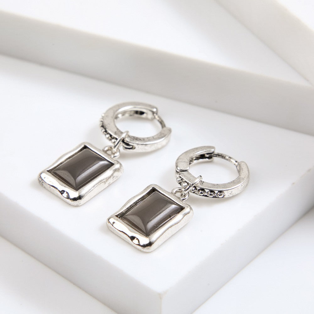 Aros Argollas Elva Silver Tatienne