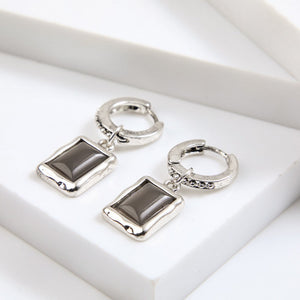 Aros Argollas Elva Silver Tatienne