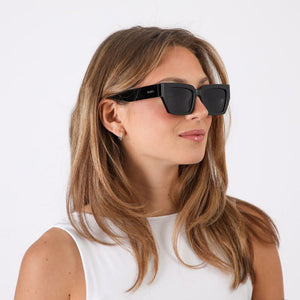 Anteojos de sol Fiji Cuadrado negro Bobs