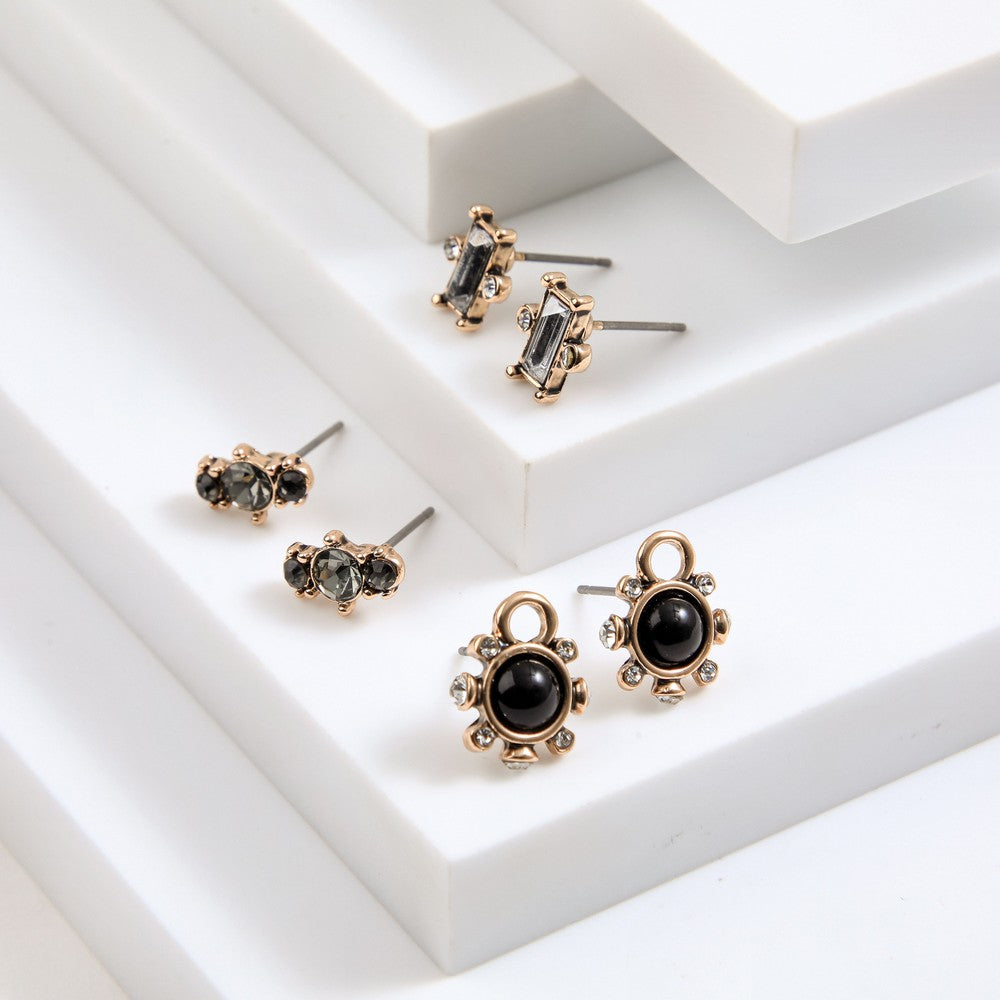 Set De Aros Dolce Negro Humana