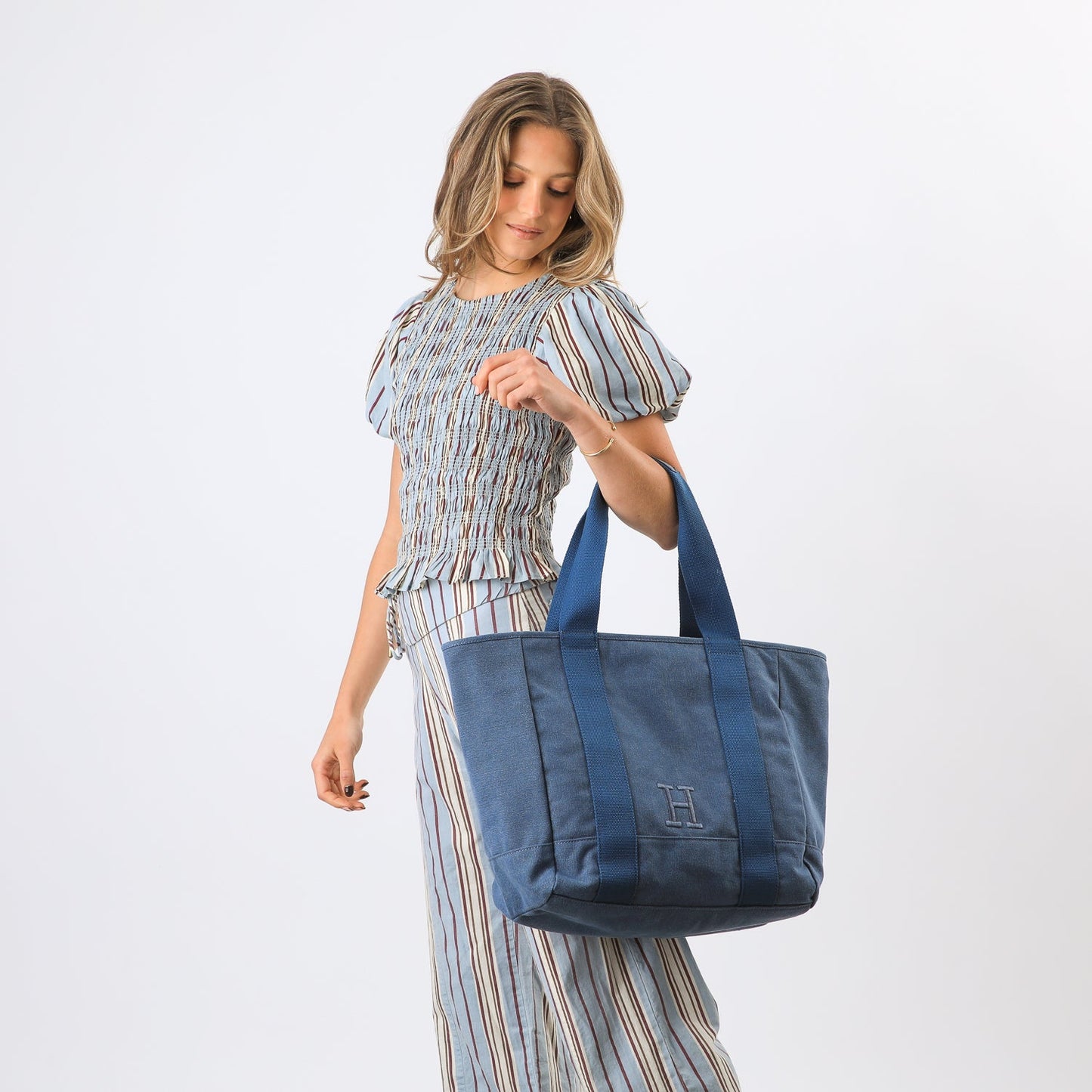 Cartera Tote Isla Blue Humana