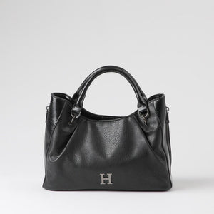 Cartera Bandolera April Ecocuero Negra Humana