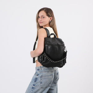 Mochila Doris Ecocuero con tachas Humana