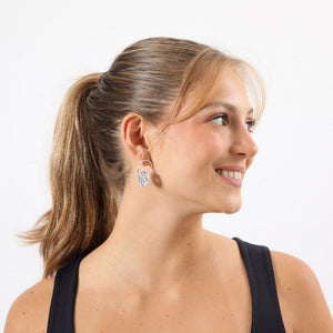 Aros Mediano Maggie Plateado Tatienne