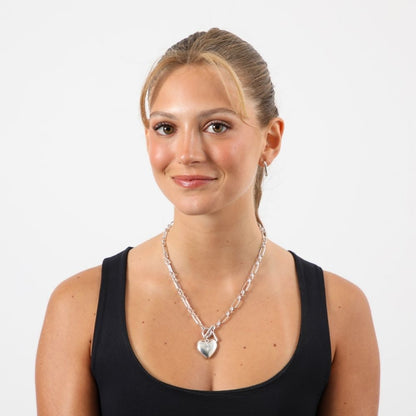 Collar Corto Santorini Plateado Humana