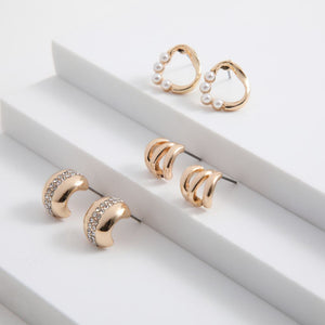 Set de 3 aros Baby Dorado ID