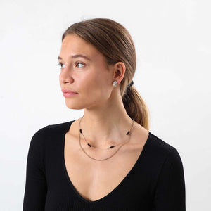 Collar Corto Emerald Dorado Humana