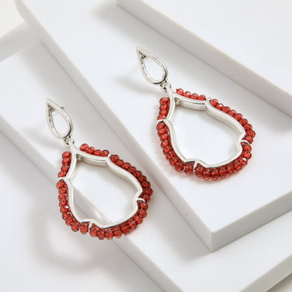 Aros Largos Mila Plateado I-D