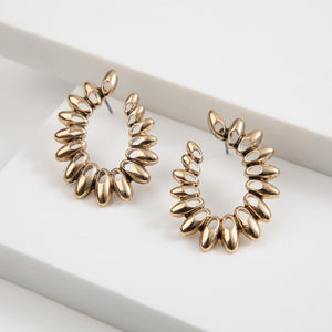 Aros Pegado Chor Dorado Humana