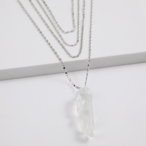 Collar Corto Suki Plateado Humana