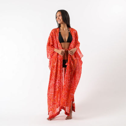 Kimono Open Pargas Rojo Tatienne