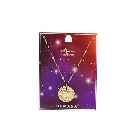 Collar Corto Dorado Zodiac Tauro Humana