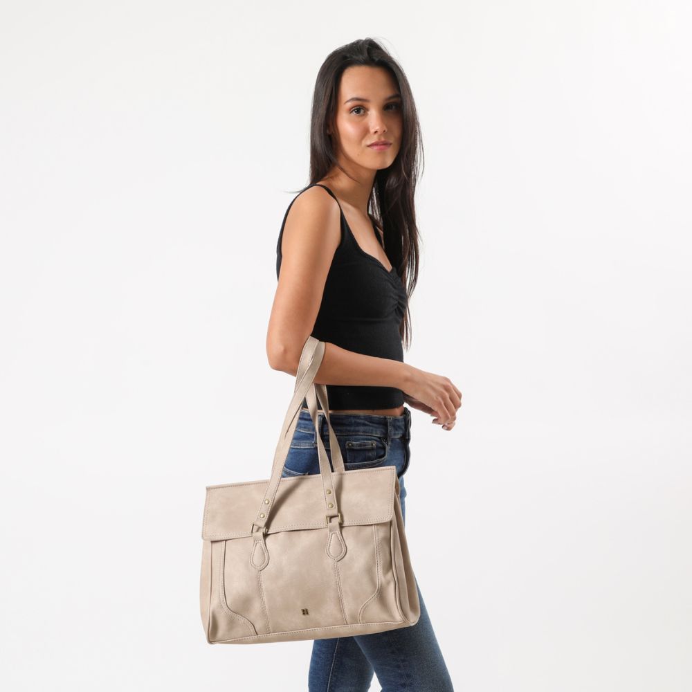 Cartera Hombro Ourense Beige Humana