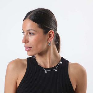 Collar Corto Alcudia Plateado Humana