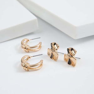 Set de Aros Who Dorados i-D