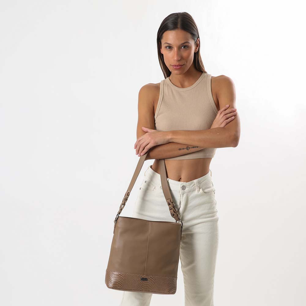 Cartera Hombro Zarah Beige Tatienne