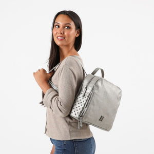 Mochila Ana Plateado Humana