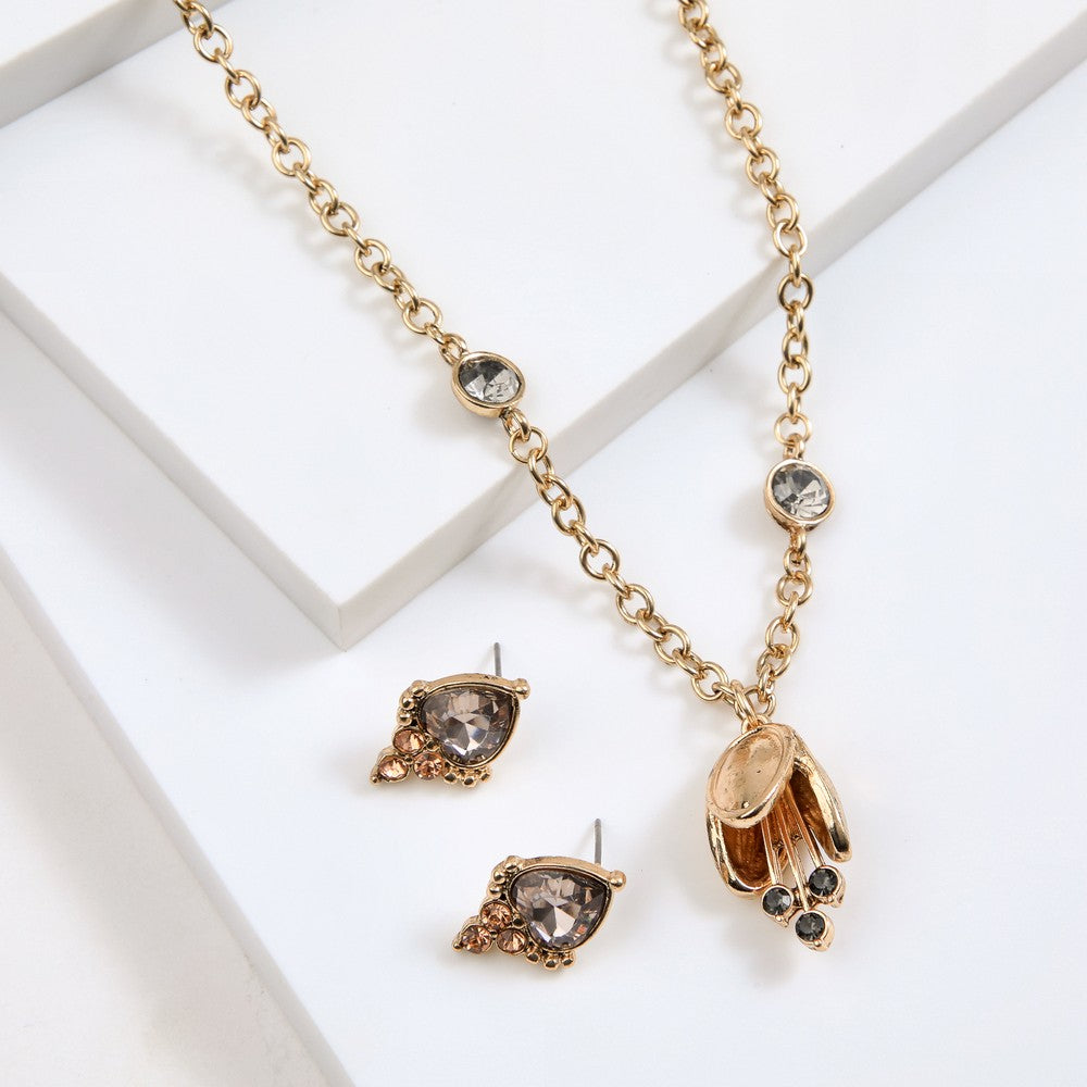 Set De Collar Eira Dorado Tatienne