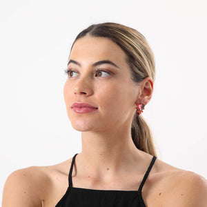 Aros Pegado Niza Rojo Tatienne