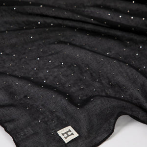 Pañuelo Liso Morrison Negro Humana