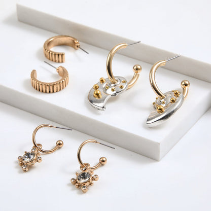 Set De Aros Frank Dorado Humana