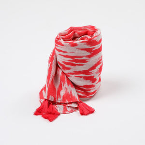Pañuelo Estampado Girasol Rojo Humana
