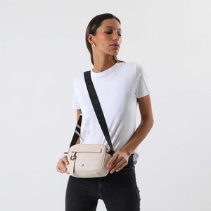 Cartera Cruzada Akira Beige Humana