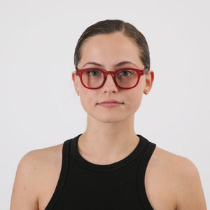 Anteojos de lectura Augusta Rojos i-D