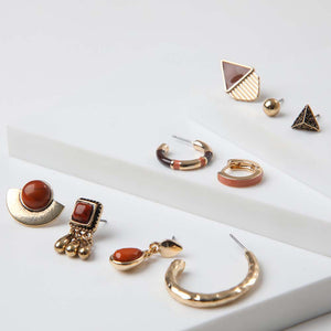 Set Aros Fole Dorado Humana