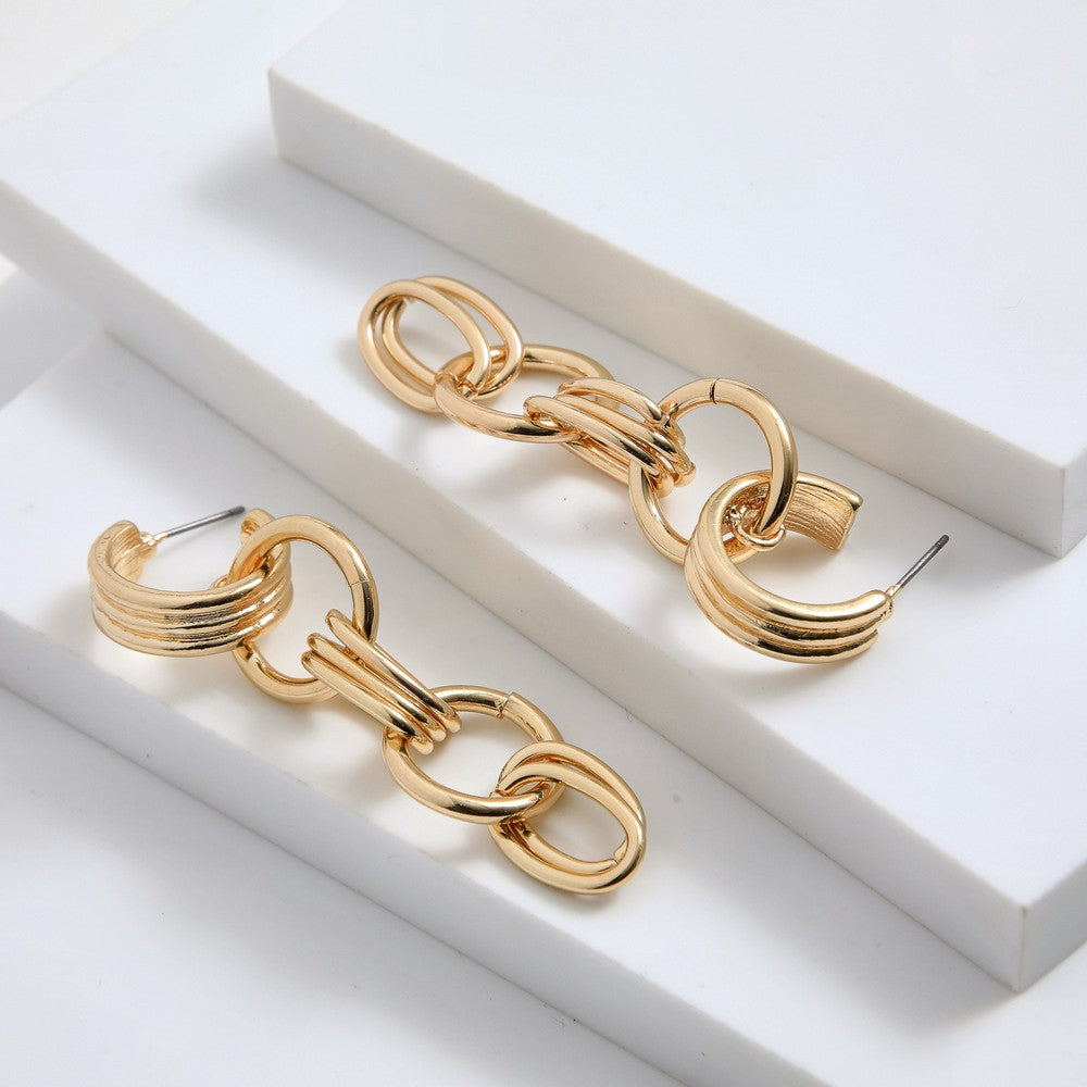 Aros Largos Livia Dorado I-D