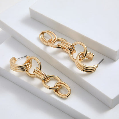Aros Largos Livia Dorado I-D