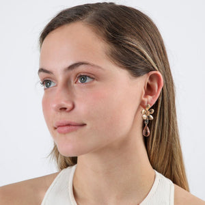 Aros Mediano Poly Dorado Humana