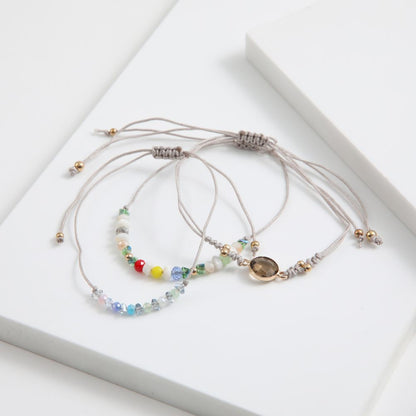 Set de 3 pulseras Mina Gris ID