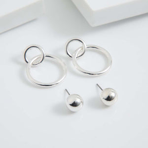 Set Aros Deacon Plateado i-D