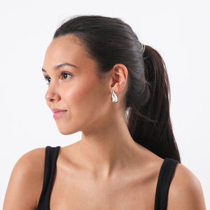 Aros Mediano Lecce Plateado Humana