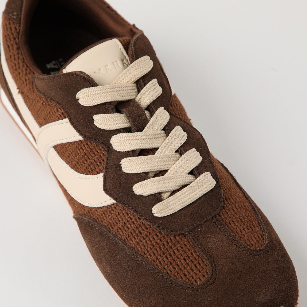 Zapatilla Leather Chocolate Rosetta Humana 38