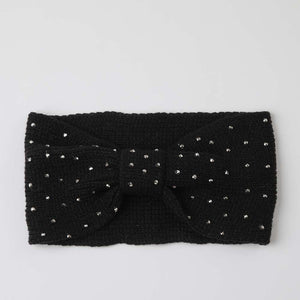 Cintillo Tejido Dots Negro Humana
