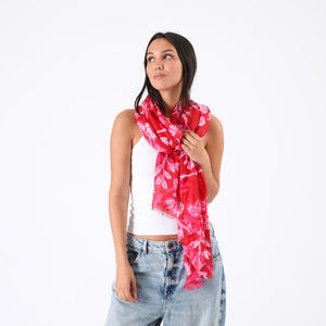 Pañuelo Estampado Ancona Rojo Id