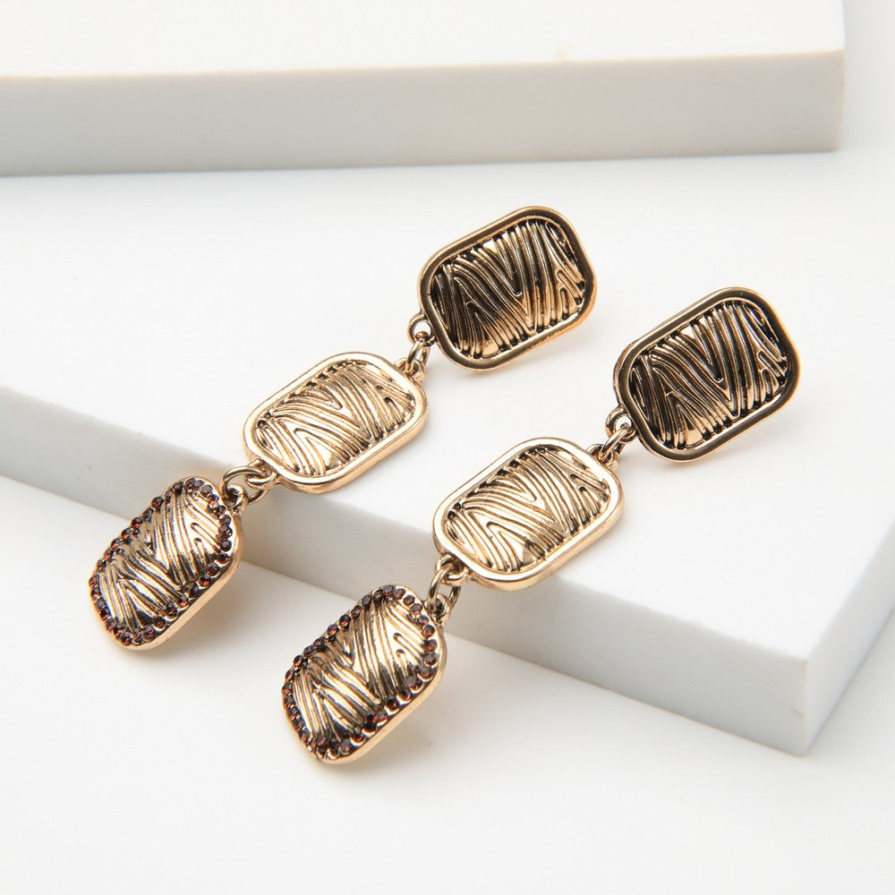 Aros Largos Elin Dorado Tatienne