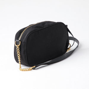 Cartera Cruzada Alba Negro Humana