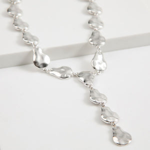 Collar corto Pear Plateado Tatienne