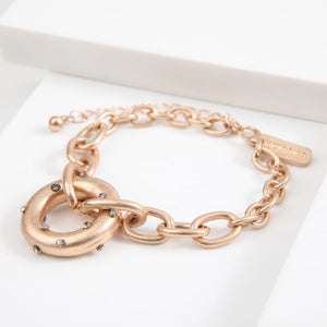 Pulsera Blanda Circles Dorado Humana